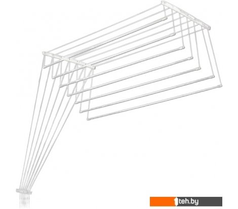  - Сушилки для белья Comfort Alumin Euro Premium потолочная 7 прутьев 260 см (алюминий/белый) - Euro Premium потолочная 7 прутьев 260 см (алюминий/белый)