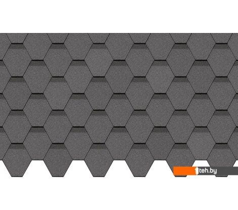  - Кровельные материалы Docke Standard Сота (серый RAL 7024) - Standard Сота (серый RAL 7024)