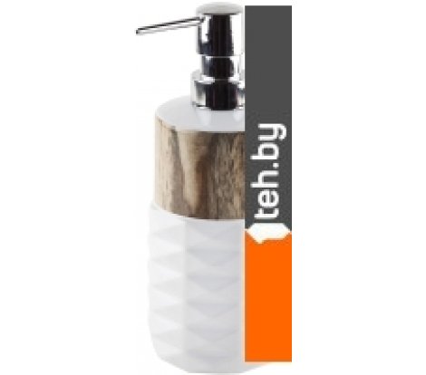 - Аксессуары для ванной и туалета Primanova Mono D-20020 (белый/дерево) - Mono D-20020 (белый/дерево)