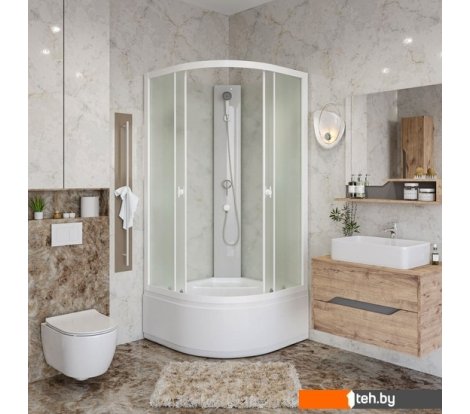 - Душевые кабины Niagara Promo P90/40/MT/BK 90x90x195 - Promo P90/40/MT/BK 90x90x195