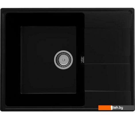  - Кухонные мойки Ulgran Quartz Prima 650-07 (уголь) - Quartz Prima 650-07 (уголь)