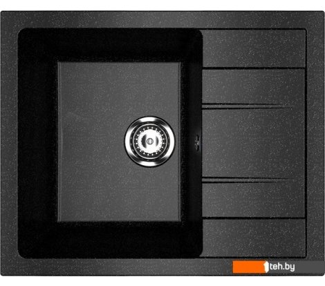  - Кухонные мойки Ulgran U-607 (черный) - U-607 (черный)