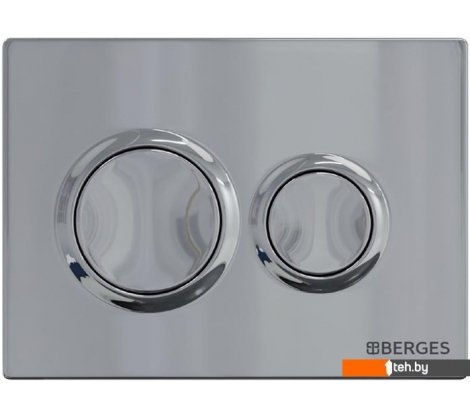  - Клавиши и системы смыва Berges Wasserhaus Novum 040063 (хром) - Novum 040063 (хром)