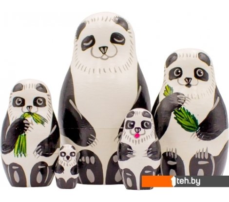  - Развивающие игрушки Брестская Фабрика Сувениров Медведь панда (набор 5 шт) - Медведь панда (набор 5 шт)