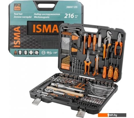  - Наборы инструментов ISMA ISMA-38841DS (216 предметов) - ISMA-38841DS (216 предметов)
