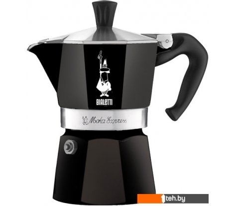 - Заварочные чайники, кофеварки, френч-прессы Bialetti Moka Express (3 порции, черный) - Moka Express (3 порции, черный)