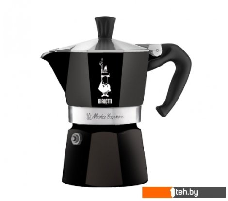  - Заварочные чайники, кофеварки, френч-прессы Bialetti Moka Express (3 порции, черный) - Moka Express (3 порции, черный)