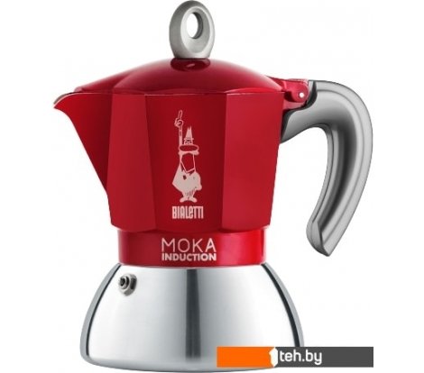 - Заварочные чайники, кофеварки, френч-прессы Bialetti New moka induction (2 порции, красный) - New moka induction (2 порции, красный)