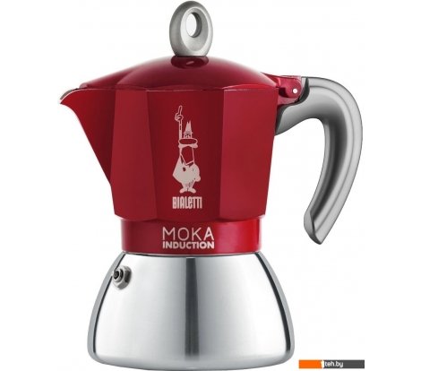  - Заварочные чайники, кофеварки, френч-прессы Bialetti New moka induction (2 порции, красный) - New moka induction (2 порции, красный)