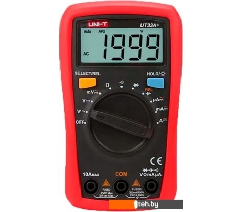  - Мультиметры, токовые клещи, индикаторные отвертки UNI-T UT33A+ - UT33A+