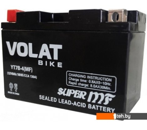  - Мотоциклетные аккумуляторы VOLAT YT7B-4 MF L+ (8 А·ч) - YT7B-4 MF L+ (8 А·ч)