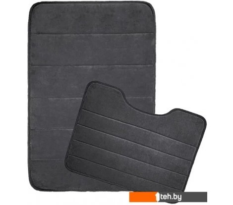  - Аксессуары для ванной и туалета Вилина Велюр 7174 (черный) - Велюр 7174 (черный)