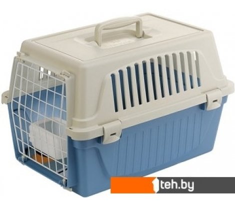 - Сумки, переноски для животных Ferplast Atlas 10 (голубой, с ковриком и поилкой) - Atlas 10 (голубой, с ковриком и поилкой)