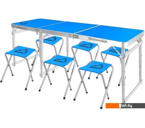  - Кемпинговая мебель Bison С-6-60x180 (синий) - С-6-60x180 (синий)