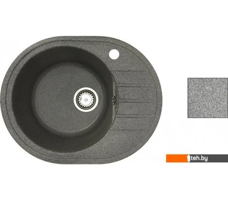 - Кухонные мойки БелЭворс New Lux L (серый, без сифона) - New Lux L (серый, без сифона)