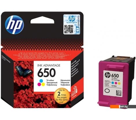  - Картриджи для принтеров и МФУ HP 650 (CZ102AE) - 650 (CZ102AE)