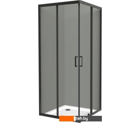 - Душевые кабины BelBagno UNO-195-A-2-100-C-NERO - UNO-195-A-2-100-C-NERO