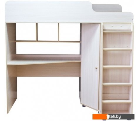  - Кровати Красная звезда Р440 Капризун 5 со шкафом 180x80 (дуб млечный) - Р440 Капризун 5 со шкафом 180x80 (дуб млечный)