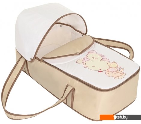  - Детские коляски и аксессуары BamBola Мишка-Малышка (бежевый/белый) - Мишка-Малышка (бежевый/белый)
