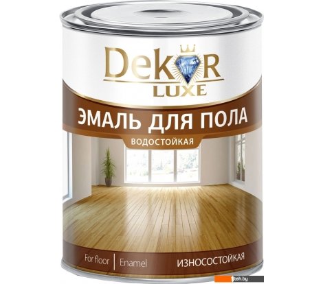 - Краски и эмали Dekor для пола 20 кг (каштан) - для пола 20 кг (каштан)