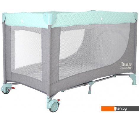  - Детские манежи Rant Romano RP100 (grey/green) - Romano RP100 (grey/green)