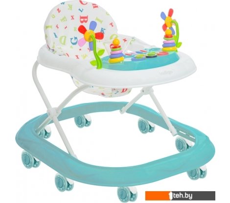  - Ходунки, прыгунки Indigo ABC C (бирюзовый) - ABC C (бирюзовый)