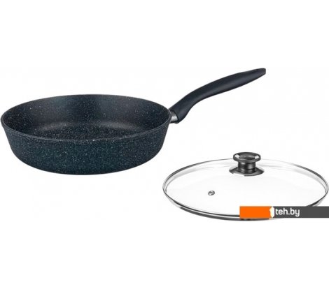  - Сковороды Нева металл посуда (НМП) Neva Granite NG126 (с крышкой) - Neva Granite NG126 (с крышкой)