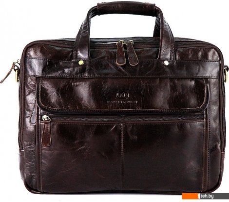 - Женские и мужские сумки Francesco Molinary 846-7146-DBW (коричневый) - 846-7146-DBW (коричневый)