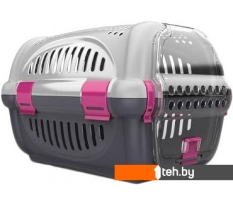 - Сумки, переноски для животных Georplast Rhino 10569 (белый/серый/розовый) - Rhino 10569 (белый/серый/розовый)