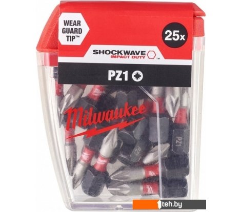  - Биты, головки, насадки, держатели Milwaukee 4932430861 (25 предметов) - 4932430861 (25 предметов)