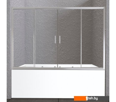  - Шторки и карнизы для ванн и поддонов BelBagno UNIQUE-VF-2-150/180-140-C-Cr - UNIQUE-VF-2-150/180-140-C-Cr