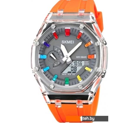 - Наручные часы Skmei 2100 (оранжевый) - 2100 (оранжевый)