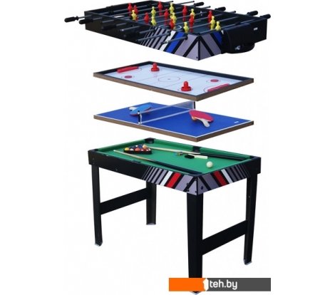  - Аэрохоккей, настольный футбол, мини-бильярд Sundays SUA-4824-4K 4в1 - SUA-4824-4K 4в1