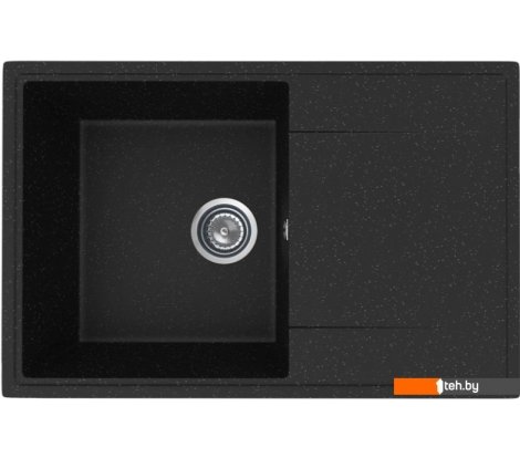- Кухонные мойки Practik PR-M 735-004 (черный оникс) - PR-M 735-004 (черный оникс)
