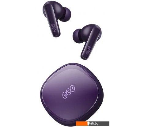  - Наушники и гарнитуры QCY T13X (фиолетовый) - T13X (фиолетовый)