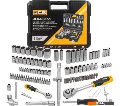  - Наборы инструментов JCB JCB-41082-5 (108 предметов) - JCB-41082-5 (108 предметов)