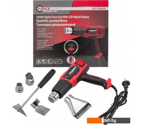  - Промышленные фены ForceKraft FK-HG55-2000LCD - FK-HG55-2000LCD