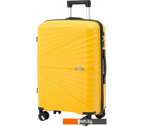  - Чемоданы, сумки-тележки Pride PP-9702 (M, желтый) - PP-9702 (M, желтый)