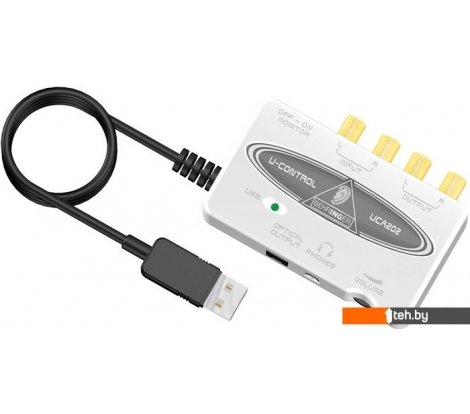 - Аудиоинтерфейсы BEHRINGER U-CONTROL UCA202 - U-CONTROL UCA202
