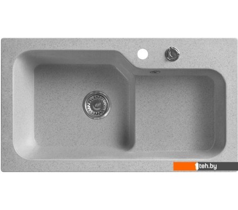  - Кухонные мойки Belux SG-REC-HALF-8045-01 (олово светло-серый) - SG-REC-HALF-8045-01 (олово светло-серый)