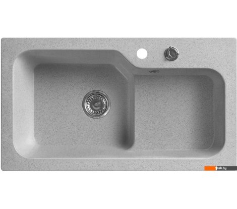  - Кухонные мойки Belux SG-REC-HALF-8045-01 (олово светло-серый) - SG-REC-HALF-8045-01 (олово светло-серый)