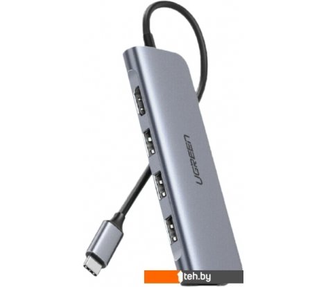 - USB-хабы и док-станции Ugreen CM511 20956A - CM511 20956A