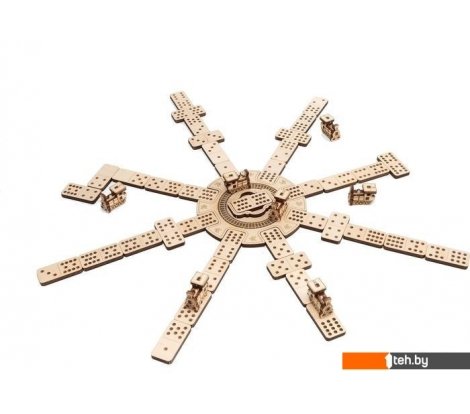  - Сборные модели Eco-Wood-Art Геймсет домино Мексиканский поезд - Геймсет домино Мексиканский поезд