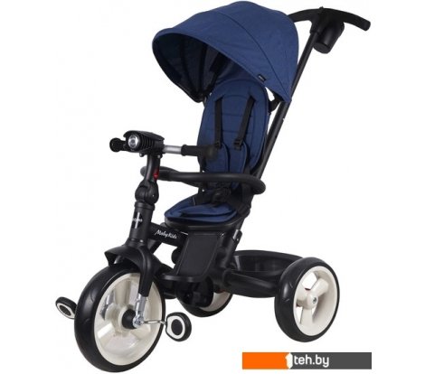  - Детские велосипеды Moby Kids Pioneer 360 12x10 EVA 649369 (синий) - Pioneer 360 12x10 EVA 649369 (синий)