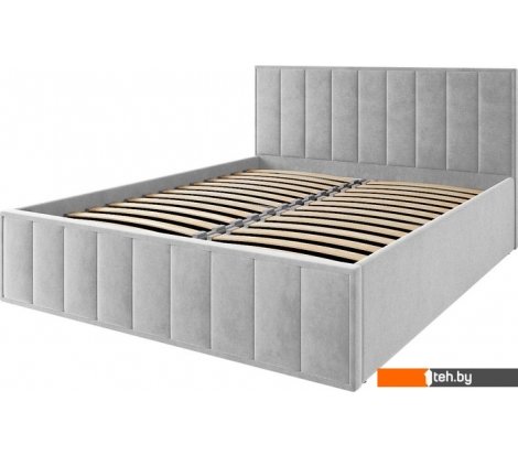  - Кровати ДСВ Лана 1.4 с ПМ 140x200 (серый софт) - Лана 1.4 с ПМ 140x200 (серый софт)