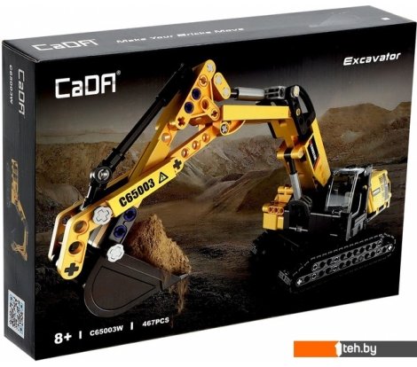  - Конструкторы CaDa Техно. Карьерный экскаватор C65003W 9653236 - Техно. Карьерный экскаватор C65003W 9653236