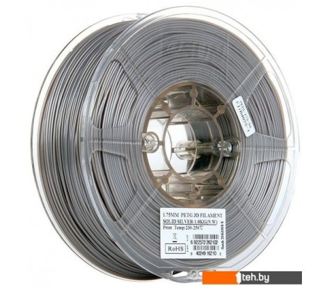  - Расходные материалы и аксессуары для 3D-печати eSUN PET-G 1.75 мм 1000 г (серебристый непрозрачный) - PET-G 1.75 мм 1000 г (серебристый непрозрачный)