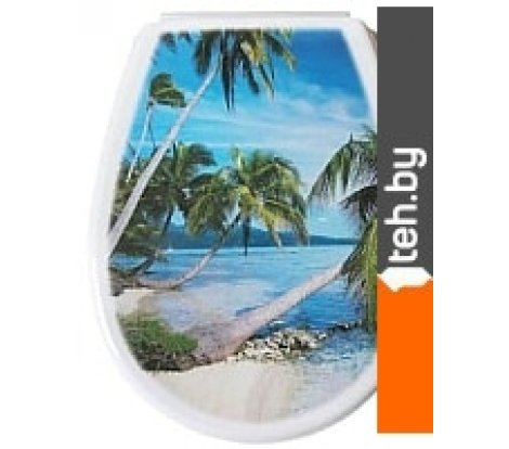  - Сиденья и крышки для унитазов и биде Bisk Lilia Foto 80377 (пальма) - Lilia Foto 80377 (пальма)