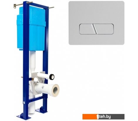  - Инсталляции для унитазов, раковин, биде и писсуаров SIAMP Bcu Ingenio с панелью Cut (хром глянец) - Bcu Ingenio с панелью Cut (хром глянец)