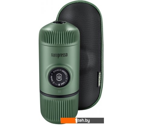  - Заварочные чайники, кофеварки, френч-прессы WACACO Nanopresso Moss Green + Case - Nanopresso Moss Green + Case